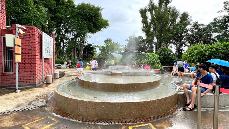 Photo of a hot spring at Sembawang Park