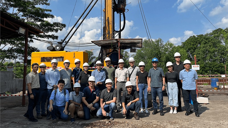 EMA's site visit to one of the drilling sites