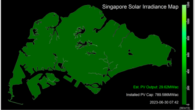 Solar Irradiance Map