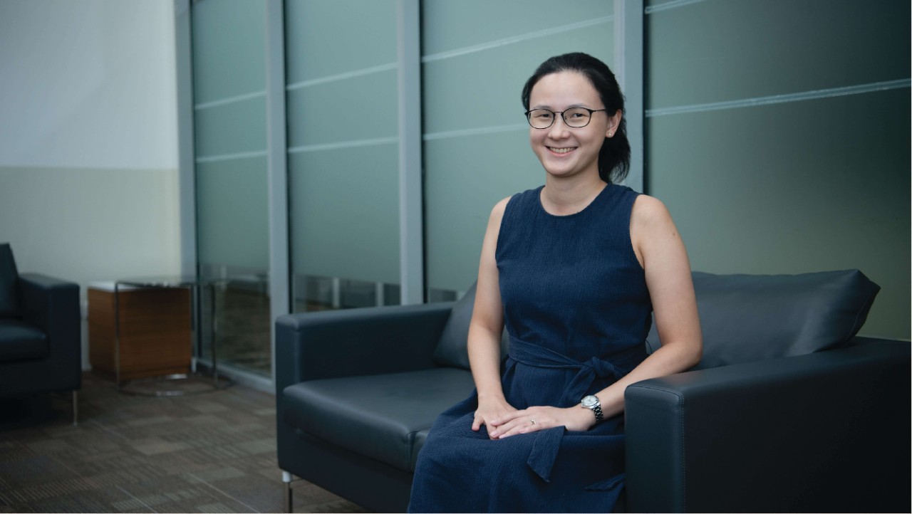 Photo of Trinette Low, who works on manpower planning for the energy sector.
