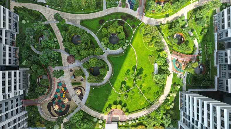 Stock image of HDB estate in Singapore