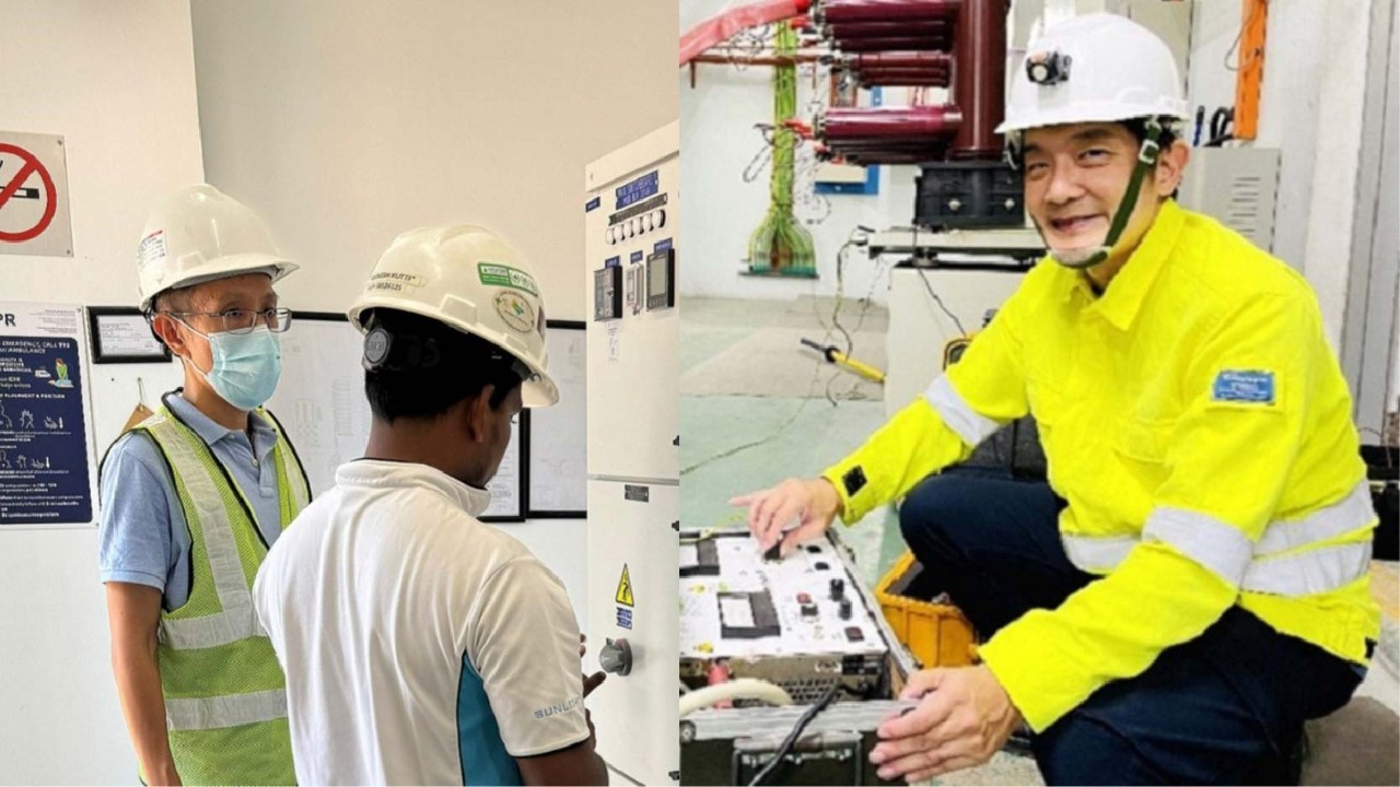 Photos of Andrew Chua and Yeo Kheng San