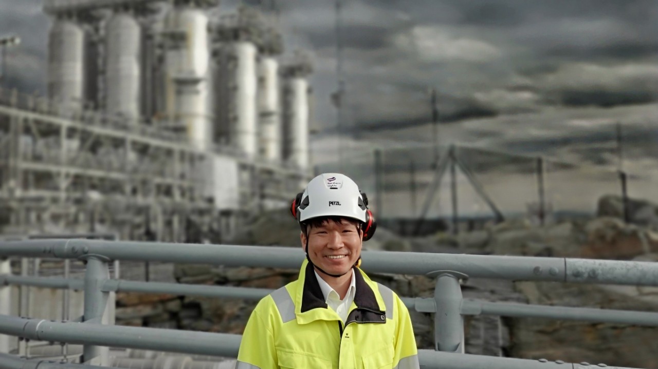 Kai Soon visiting an operational CCS facility in Norway