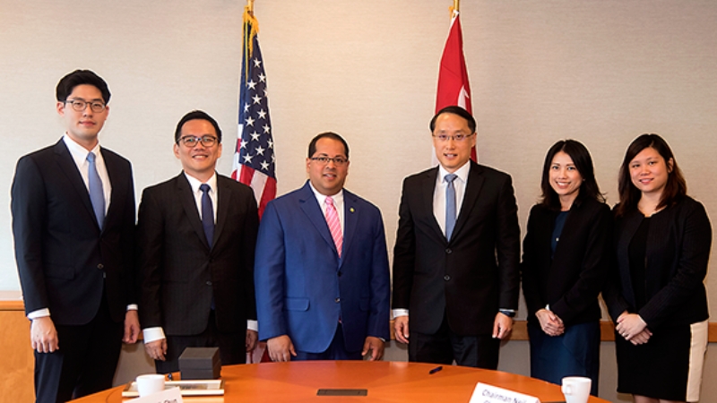 Nathaniel Tang representing EMA abroad