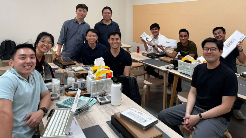 Nathaniel with his Strategic Procurement Department colleagues