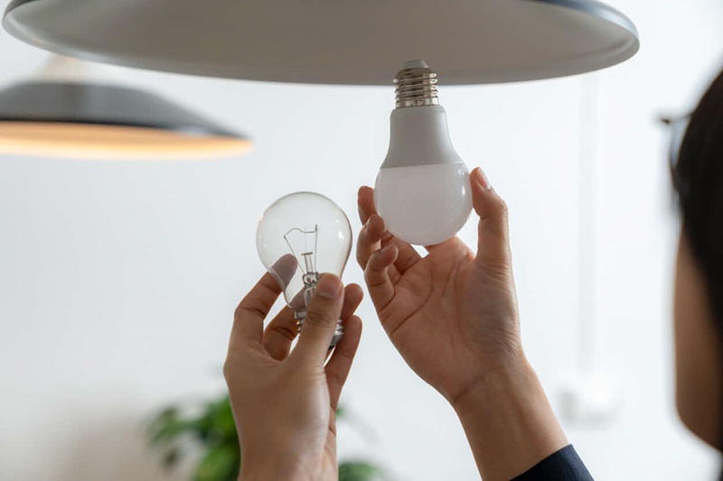Stock photo of LED lights