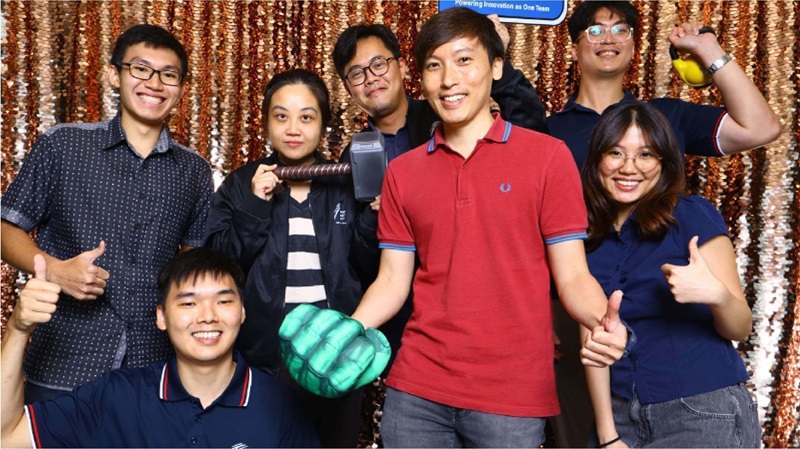 Teck Heng with his colleagues at EMA's Staff Forum