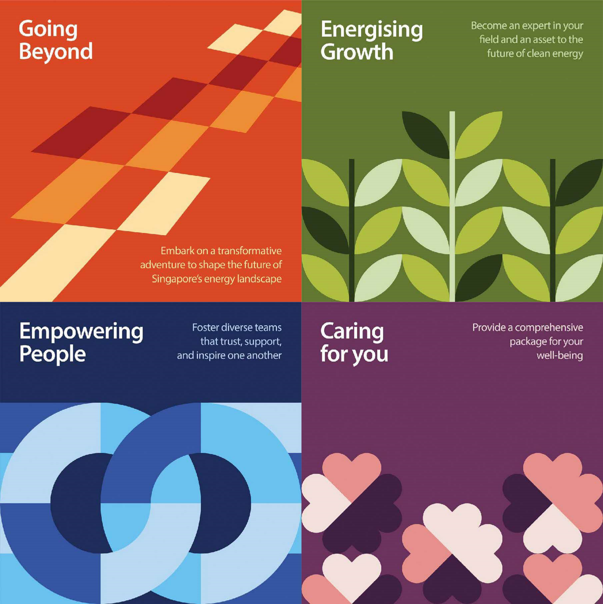 Graphic showing EMA's Employer Value Proposition Pillars